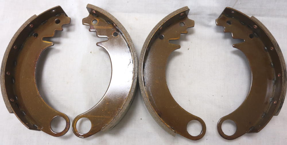 Ford GPW GPA Brake Shoes F marked With Spring and Adjustment Washer 