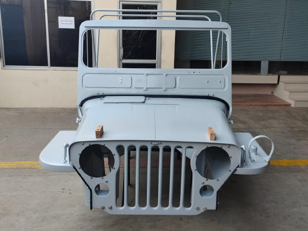 ② Bâche jeep Willys MB toile OD7 18oz neuve — Habitacle